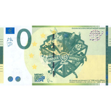 0 Euro biljet Parque Warner brothers Madrid